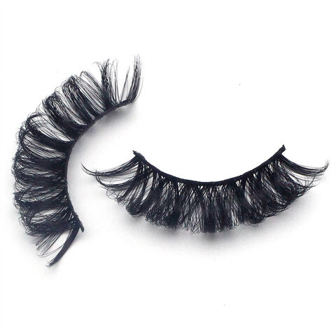 Faux Cils Tridimensionnels Naturels et Épais en Poils de Vison