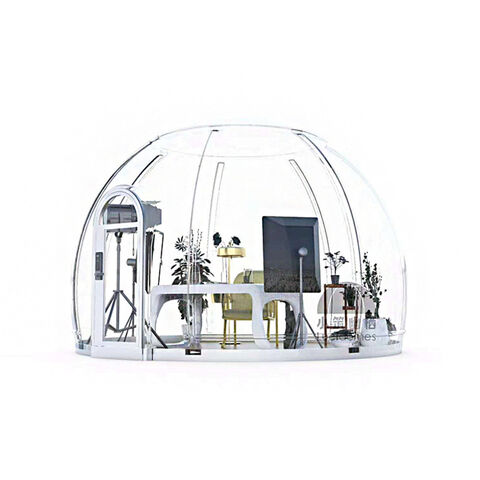 Tente transparente extérieure en forme de bulle et de chambre étoilée, directement du fabricant