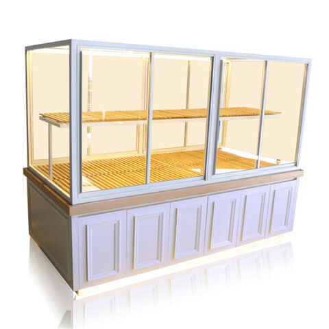 Vitrine de Exposição de Bolos em Vidro para Padaria - Equipamentos para Pastelaria for sale at factory direct price