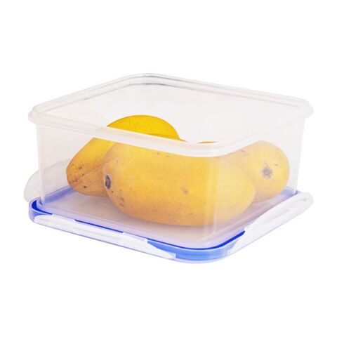 Wadah Penyimpanan Rumah dan Dapur, Kotak Penyimpanan Makanan Segar, Set Wadah Plastik Bening untuk Bekal