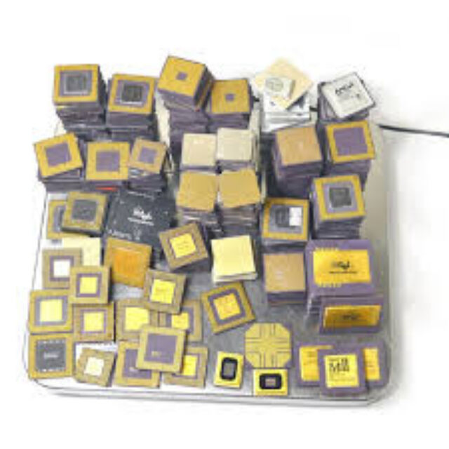 Sucata de Processador de CPU Cerâmico para Venda / Recuperação de Ouro de Alto Rendimento de Processador de CPU Cerâmico