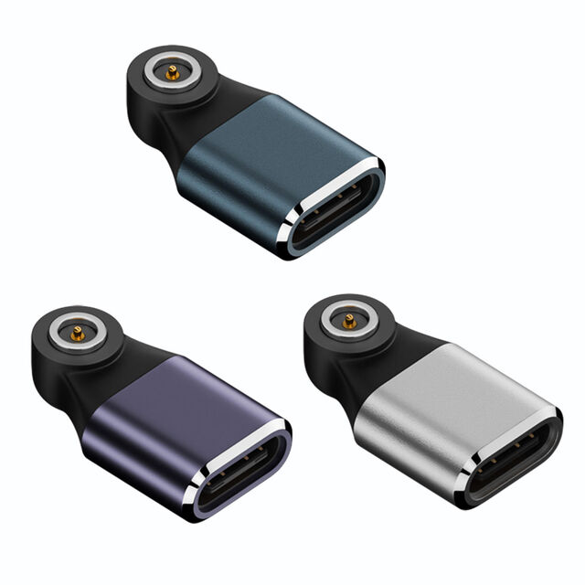 Adaptador de Carga Magnético Inteligente Tipo C Hembra a Cargador de Contacto de 1 Pin - 4 mm para Anillos Inteligentes, Anillos Bluetooth, Anillos NFC for sale at factory direct price