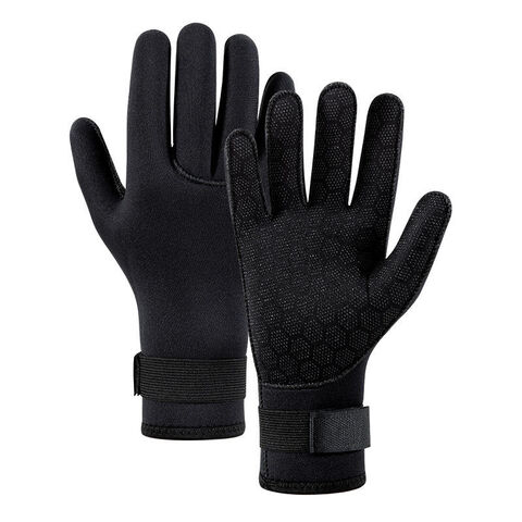 Gants de Plongée Étanche en Néoprène 5mm, Coupe Stretch pour Snorkeling et Voile