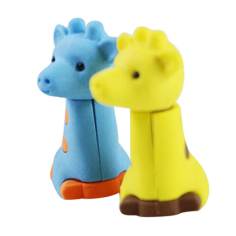 Borracha 3D em Forma de Girafa Feita de Material TPR - Borracha de Design Inovador para Escritório e Escola for sale at factory direct price
