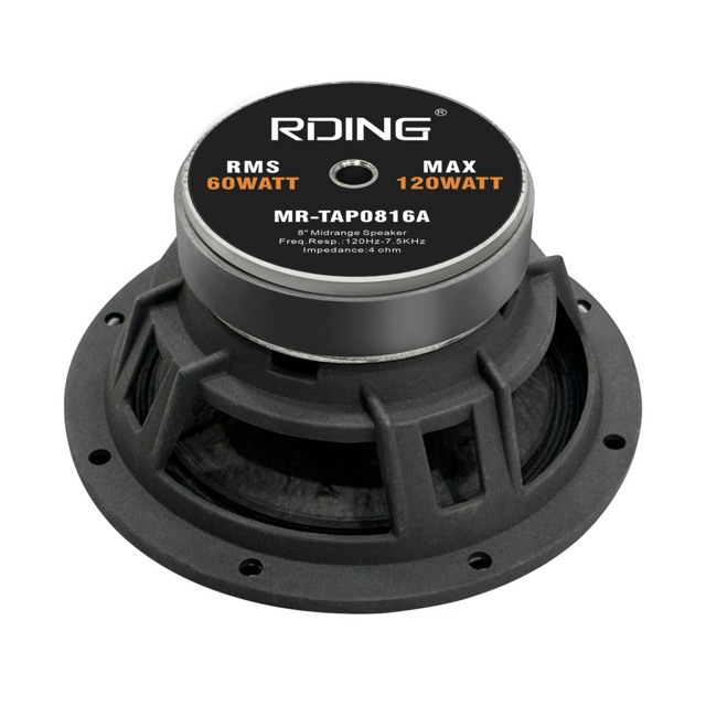 Alto-falante Automotivo Mid Range de 8 Polegadas, Potência de 120W, Bobina de Voz KSV, 4 Ohms, Resposta de Frequência 50Hz-20kHz, Áudio Automotivo for sale at factory direct price