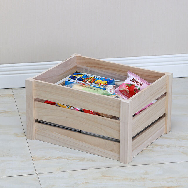صندوق تخزين وتنظيم خشبي جديد - 30*24*16 سم for sale at factory direct price