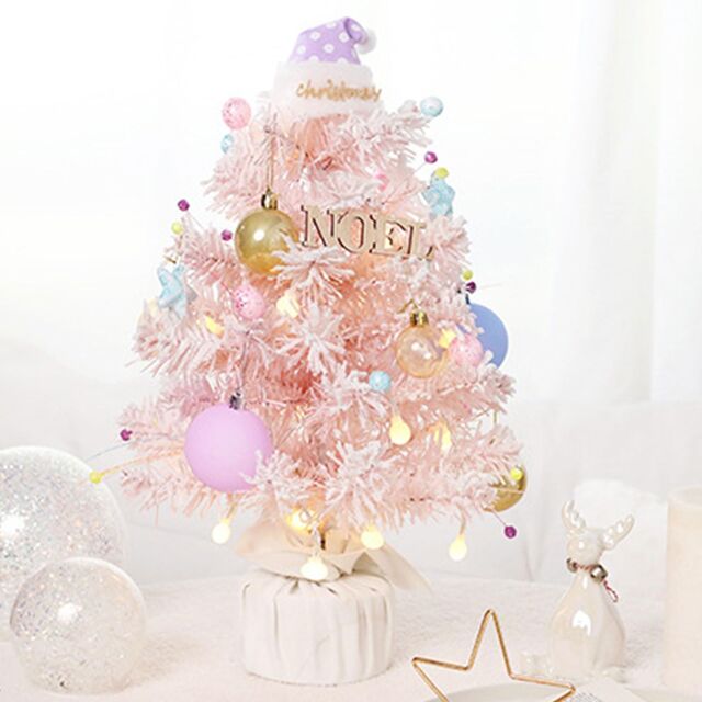 Mini Árvore de Natal para Festas Internas com Design Colorido e Caixa de Música Giratória, Decorações de Jardim e Quintal com Luzes LED Festivas for sale at factory direct price