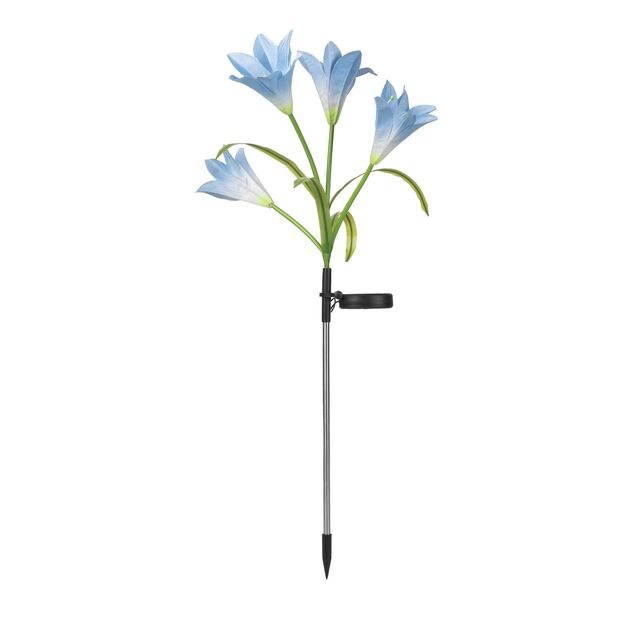 7 Farben wechselnde LED Solarleuchte Wasserdicht Outdoor Solarbetriebene Lilienblumenbeleuchtung for sale at factory direct price