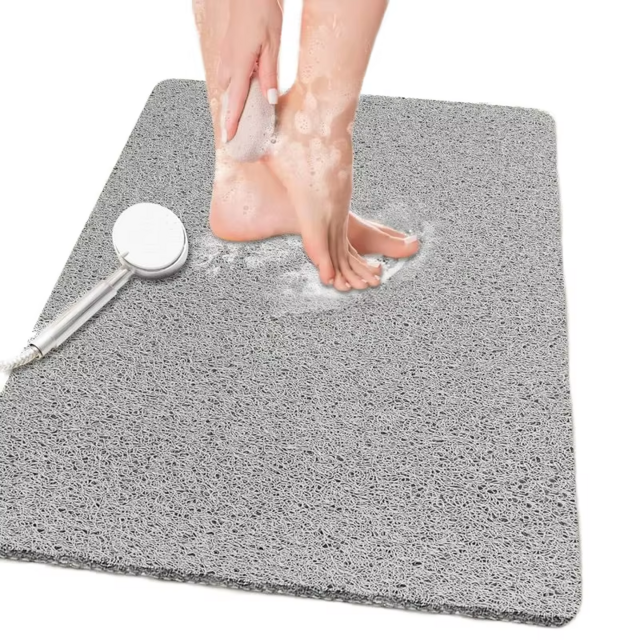 Alfombra de Baño Antideslizante Texturizada Suave a Medida, Sin Ftalatos, de PVC de Lufa de Secado Rápido para Hogar y Hotel for sale at factory direct price