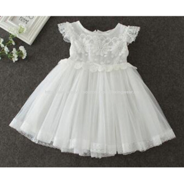 Vestido de Algodão Macio para Bebê, Opções Personalizáveis for sale at factory direct price