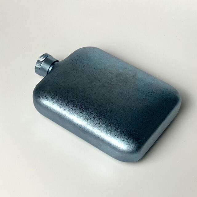 Meilleure Qualité Flasque en Titane Ultralégère Portable Étanche Poche Flasque Flacon avec Bouchon à Vis Clip & Entonnoir