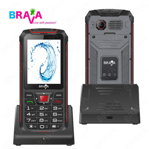 Téléphone Robuste Fiable 4G GSM IP68 avec Station d'accueil et SOS, OEM/ODM pour Extérieur et Tous