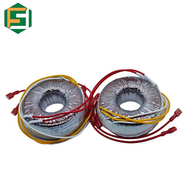 Transformateur Torique Flyback à Noyau Torique Personnalisé d'Usine OEM avec Double Primaire et Double Secondaire pour Équipements de Distribution d'Énergie