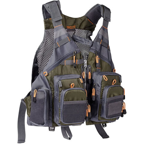 Gilet de Pêche à la Mouche Réglable Robuste pour Extérieur, Conception Confortable et Respirante for sale at factory direct price