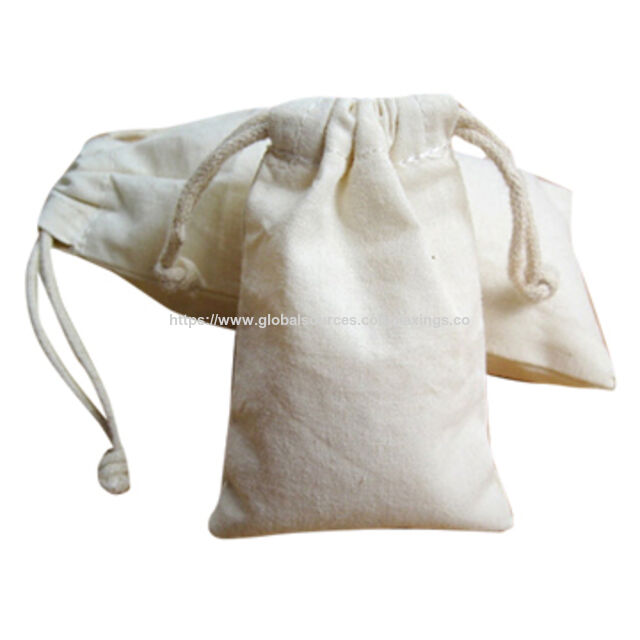 Bolsa de Joias Segura de Algodão e Linho Estilo Antigo para Lembrancinhas