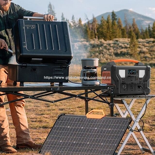 Alimentation de stockage d'énergie OEM 1,2 kW UPS LiFePO4 portable 1000W 1200W générateur solaire onduleur station d'alimentation pour camping