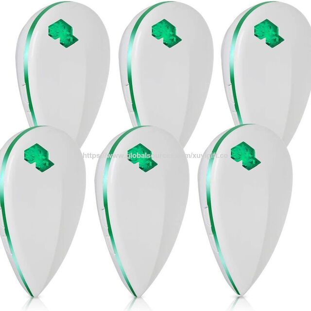Novo Repelente Ultrassônico de Mosquitos, Repelente Multifuncional de Insetos Plug-in para Interior com Luz Noturna LED