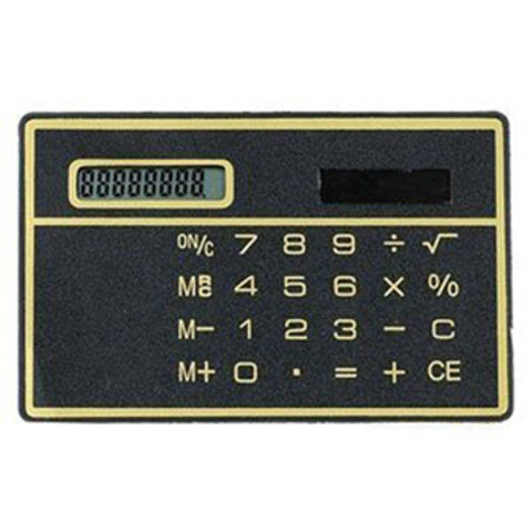 Calculadora de Cartões Personalizável com Cores e Opções de Impressão – Ideal para Negócios e Promoção