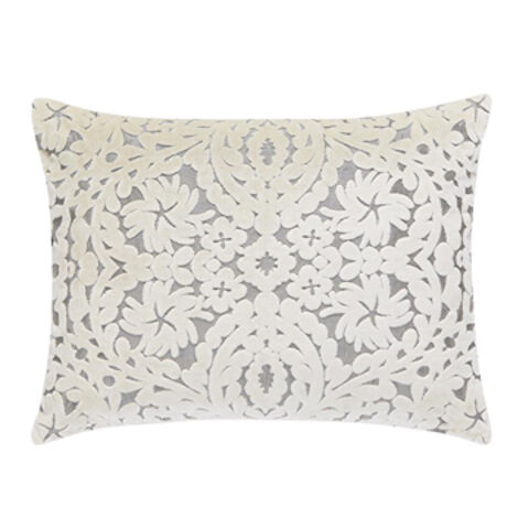 Almofada Jacquard com Design Bonito nas Cores Vermelho/Violeta Claro, Medidas 28 x 28cm for sale at factory direct price