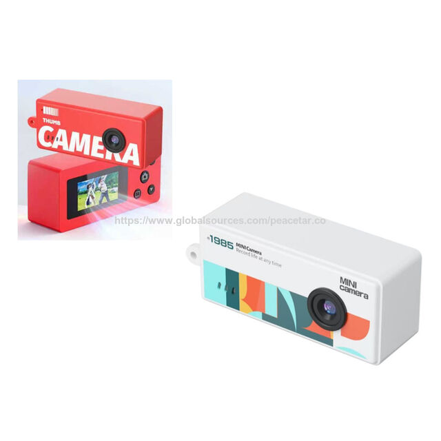 Mini Digitalkamera im Retro-Stil als Schlüsselanhänger mit 0,96" IPS HD-Bildschirm. Bietet eine Videoauflösung von 1080P. for sale at factory direct price
