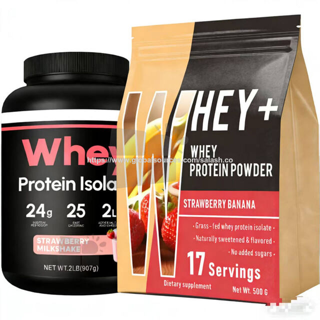 SUNI Sports Nutrition Molkenprotein-Isolat 90% Erdbeere Großhandel Molkenproteinpulver Fitnessstudio-Nahrungsergänzungsmittel Mass Gainer Bulk