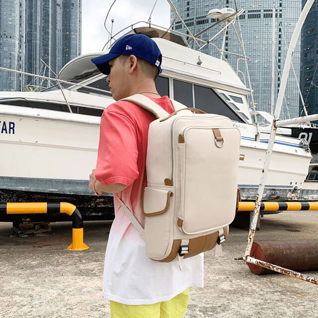 Buy China Wholesale Structured Waterproof Korean Style Student Backpack 17  Inch Laptop Bag Minimalist Casual Rucksack For School And Travel & Laptop  Backpack $16.66 | Globalsources.com