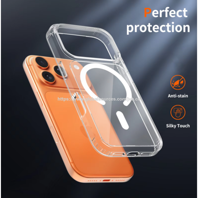 Étui Magnétique Transparent en PC pour iPhone 17 Pro Max avec Caméra IA Claire - Vente en Gros for sale at factory direct price