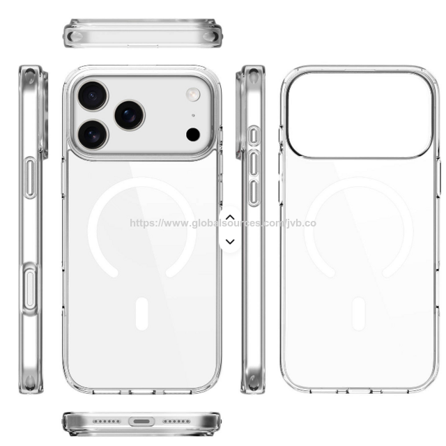 Coque Transparente Magsafe avec IA pour Appareil Photo, Vente en Gros de Coque Magnétique Transparente en PC pour iPhone 17 Pro Max for sale at factory direct price