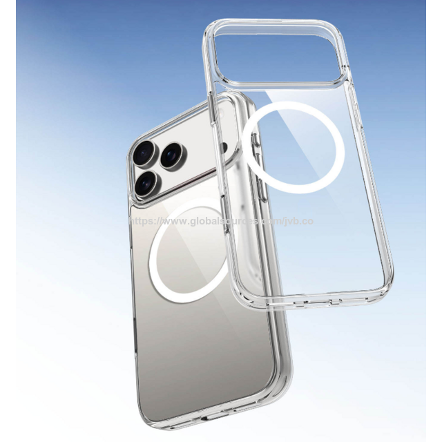 Étui Magnétique Transparent en PC pour iPhone 17 Pro - Design Sportif, Fin, Ultra Clair avec Caméra IA, Vente en Gros for sale at factory direct price