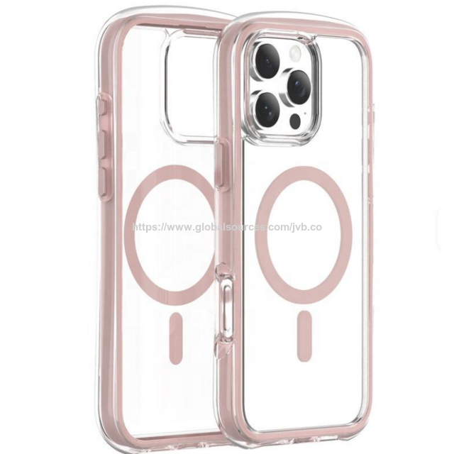 Coque antichoc anti-collision à airbag rose pour iPhone 17 for sale at factory direct price