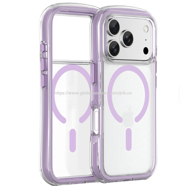 Coque de protection antichoc anti-collision à airbag violette pour iPhone 17 for sale at factory direct price