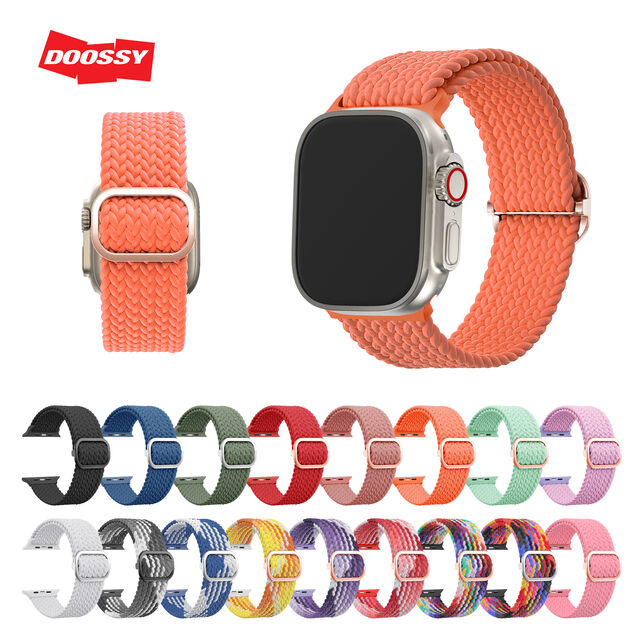 Correa Elástica Premium de Nailon para Smartwatches con Hebilla Autoajustable de Ajuste Rápido for sale at factory direct price