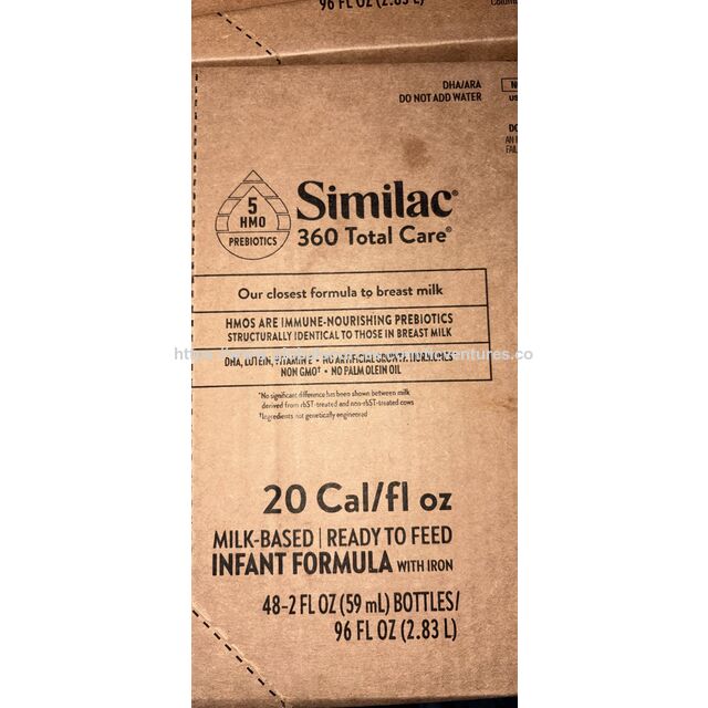 Formule pour nourrissons Similac 360 Total Care en gros, formule pour bébé, prête à l'emploi, bouteille de 2 fl oz, pack de 12 à vendre for sale at factory direct price