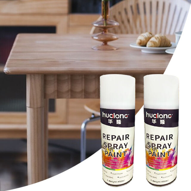Spray de Pintura para Reparación de Muebles de Madera, Anti-Blanqueamiento, Cubre Rayones y Restaura el Color para Mesas, Gabinetes y Carpintería