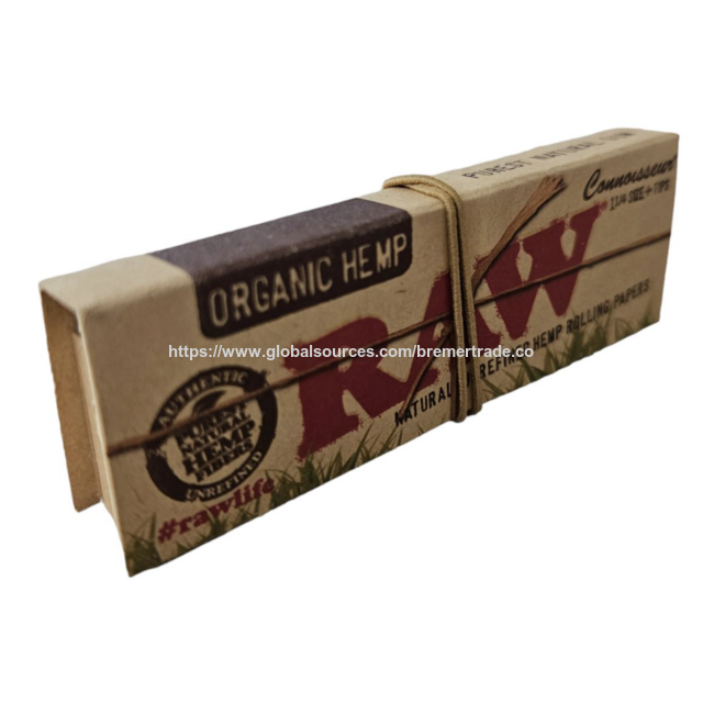 أوراق لف رفيعة للغاية من القنب، كتيبات من ألياف نباتية طبيعية for sale at factory direct price