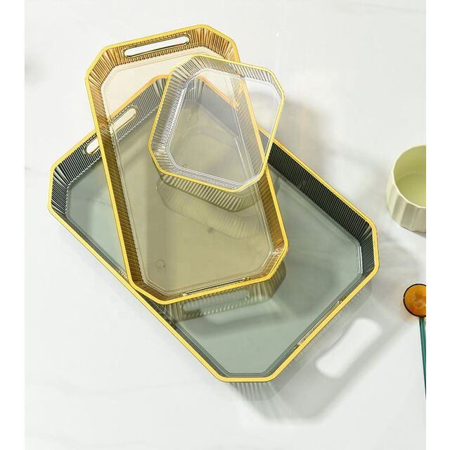 صواني تقديم خفيفة الوزن وسهلة الحمل للمطاعم والمدارس - طبق تقديم مستطيل للمطبخ والفندق for sale at factory direct price