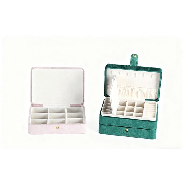 Boîte de Rangement de Bijoux de Luxe Multicouche, Étui de Rangement Pliable Magnétique pour Femmes