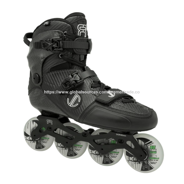 Patinettes en Ligne Professionnelles de Slalom pour Adultes - Patins Avancés pour Performance Freestyle, Contrôle de Précision et Patinage Urbain