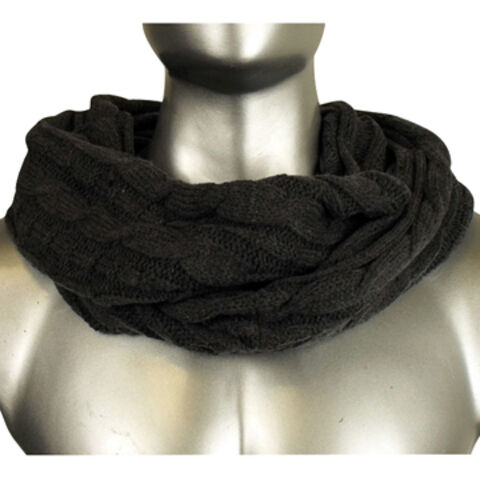 Cachecol snood de algodão macio e quente para cobrir o pescoço