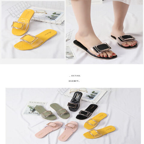 Nouvelles sandales décontractées antidérapantes pour femmes, tendance et parfaites pour l'extérieur.