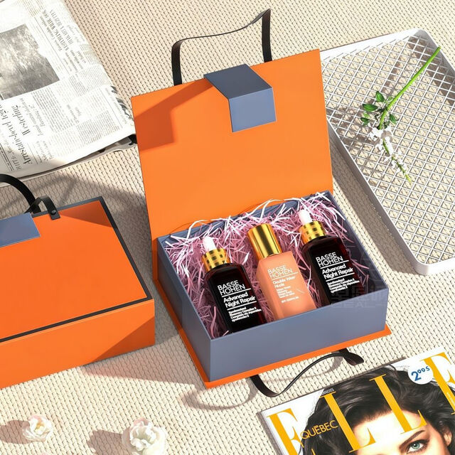 Luxuriöse, kundenspezifische Logo-nachhaltige Kosmetikverpackung, magnetische starre Box, Parfüm-Geschenkset-Verpackung, Mystery Box