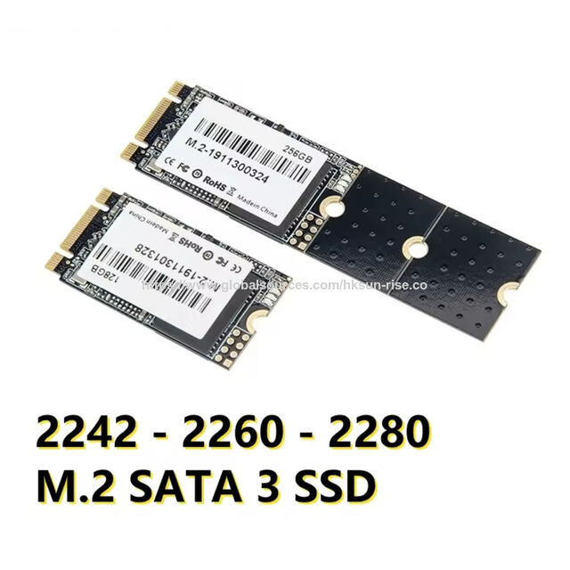 M.2 NGFF SSD 2280 2260 2242 SATA Solid State Drive Festplatte mit 1TB 512GB 256GB 128GB für Desktop, Laptop, Server for sale at factory direct price
