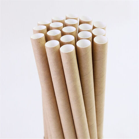 Tubos de Sucção de Papel Personalizados por Atacado