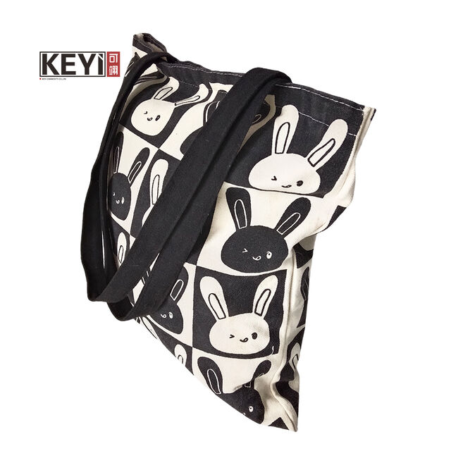 Hot seller Vintage Fashion Style Canvas Tote Bag for Women Custom Logo Design Cute Shopping Bag for Outdoor Use for sale at factory direct price