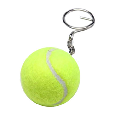 Porte-clés Balle de Tennis Mini en Mousse PU Personnalisable en Gros for sale at factory direct price