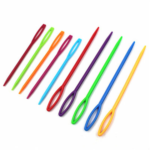 Aiguille à Tricoter en Plastique à Grosse Tête pour Pull et Jouet en Laine for sale at factory direct price
