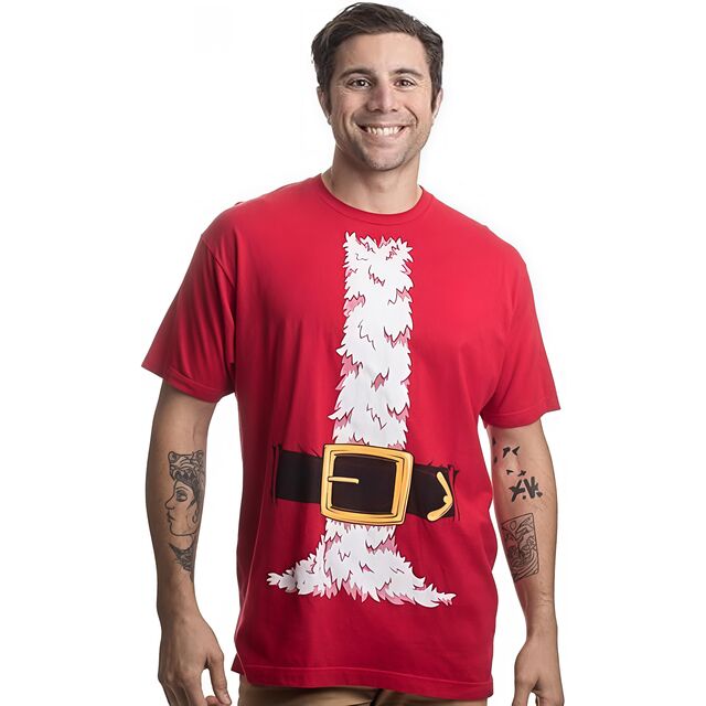 Camisetas Divertidas Navideñas Novedosas, Camisetas Unisex de Disfraces Festivos para Hombres y Mujeres, Ropa para Fiestas de Navidad