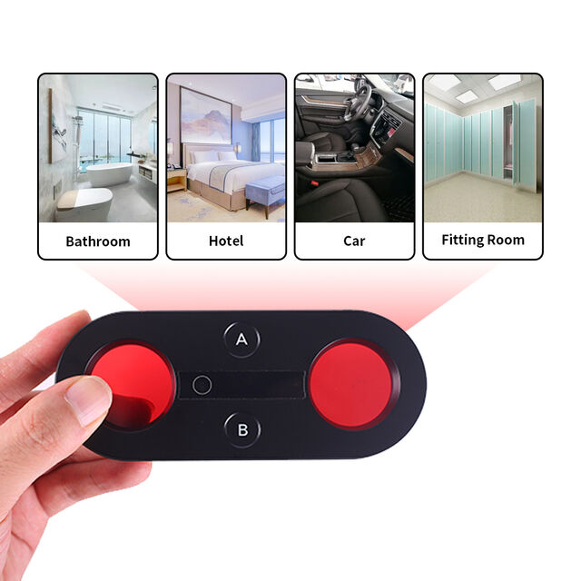 Détecteur Portable de Caméras Cachées, Détecteur d'Espionnage RF Anti-Espion avec LED Vision Nocturne 940nm pour la Sécurité de Voyage for sale at factory direct price