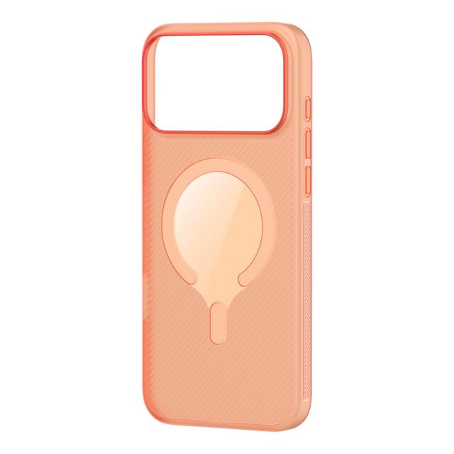 Capa ultrafina com textura de sarja para iPhone 18 Pro Max, capa magnética fina fosca, pele à prova de choque, concha leve
