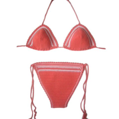 Bikini fait main au crochet, design OEM personnalisable